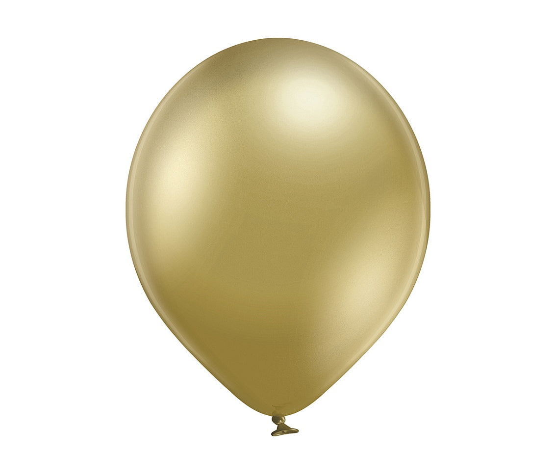 Balony chromowane Złote, D5, 12cm, 100szt.