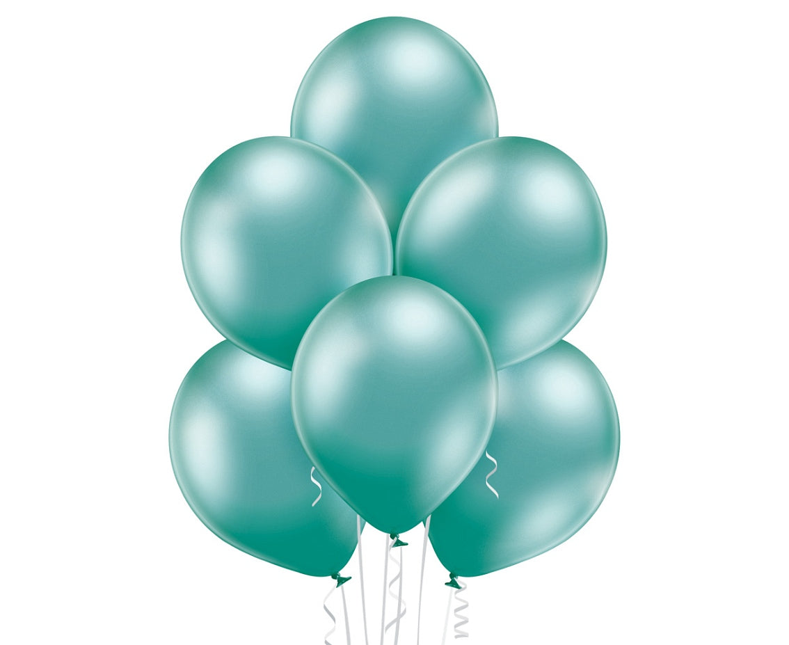 Balony chromowane Zielone, B105, 30 cm