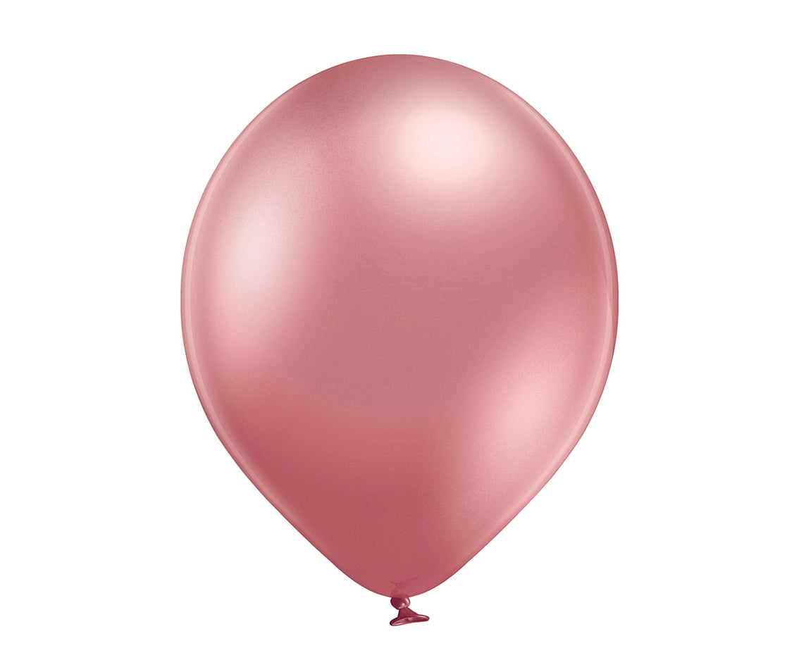 Balony chromowane Różowe, B105, 30 cm