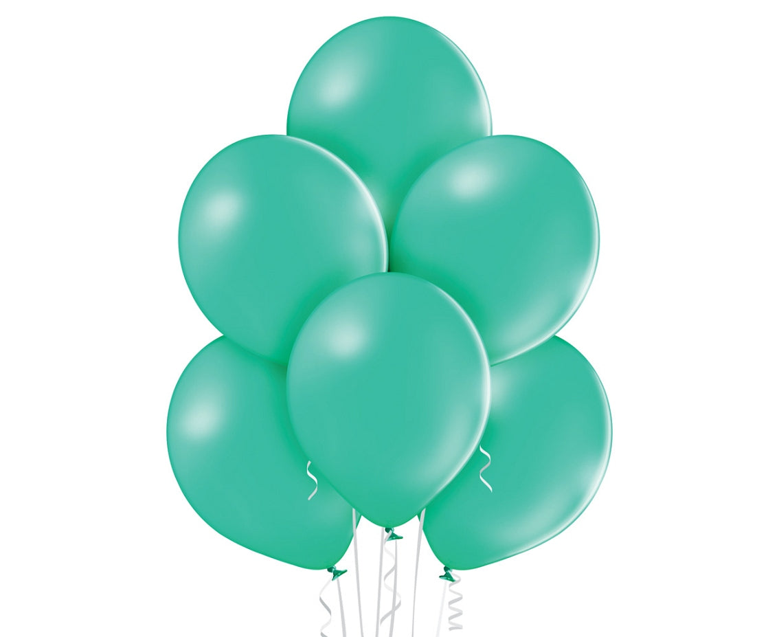 Balony pastelowe Zielone, B105, 30 cm
