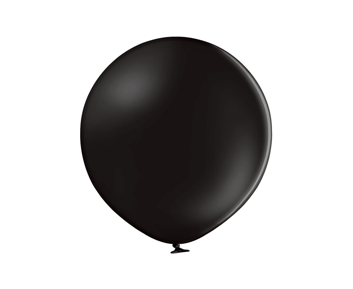 Balony pastelowe Czarne, D5, 12 cm