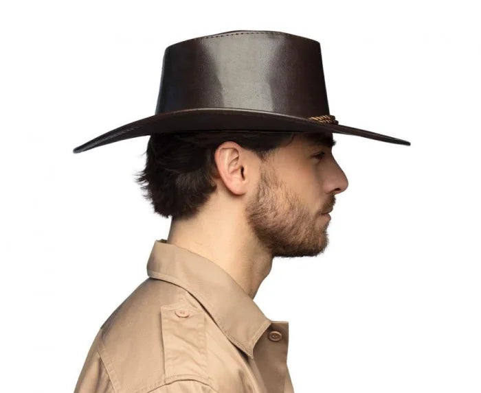 Kapelusz kowbojski brązowy – uniwersalny Boland Costume Headwear