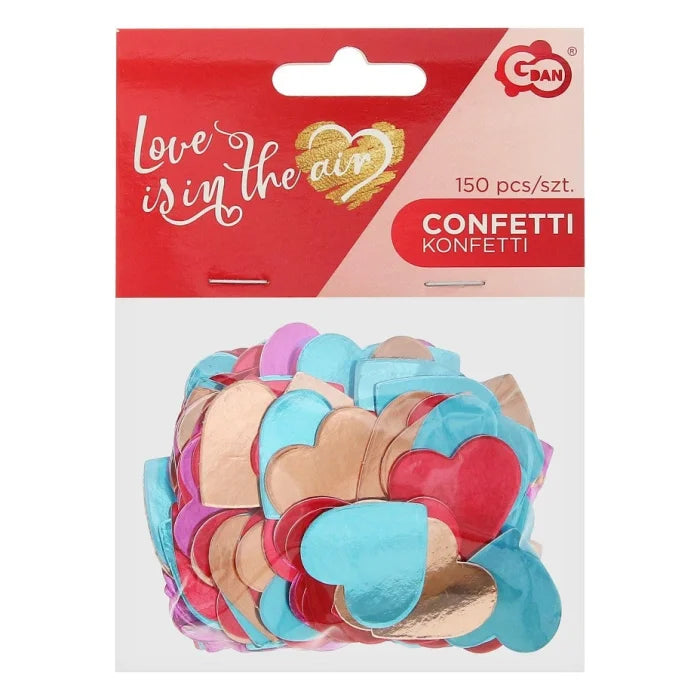 Konfetti Papierowe Love is in the Air – Mix, 150 szt.