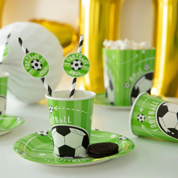 Kubeczki papierowe Football – 220 ml 6 szt. - Disposable Cups