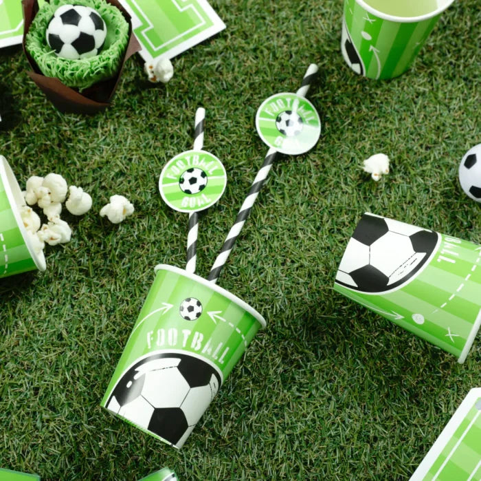 Kubeczki papierowe Football – 220 ml 6 szt. - Disposable Cups
