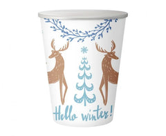 Kubeczki papierowe Hello Winter – 250 ml 6 szt. Godan S.A. - Disposable Cups
