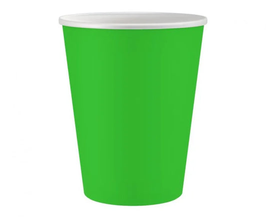 Kubeczki papierowe pistacjowe – 250 ml 6 szt.