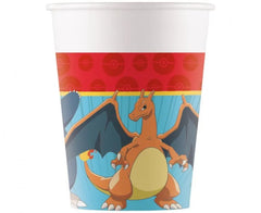 Kubeczki papierowe Pokemon – 200 ml – 8 szt. - Disposable Cups