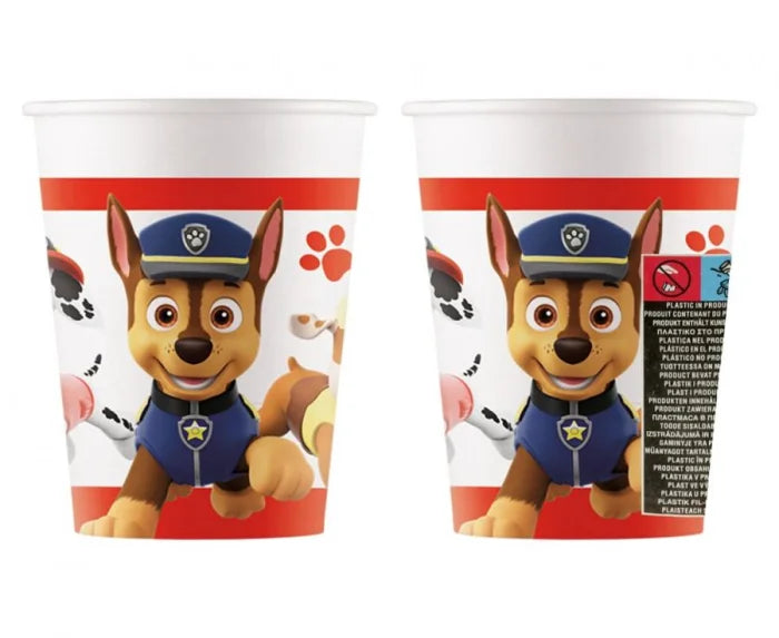 Kubeczki papierowe ’Psi Patrol’ – 200 ml 8 szt.