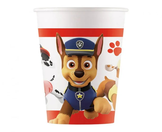 Kubeczki papierowe ’Psi Patrol’ – 200 ml 8 szt.