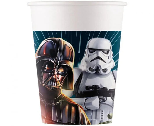Kubeczki Papierowe Star Wars Galaxy – 200ml | 8 Sztuk