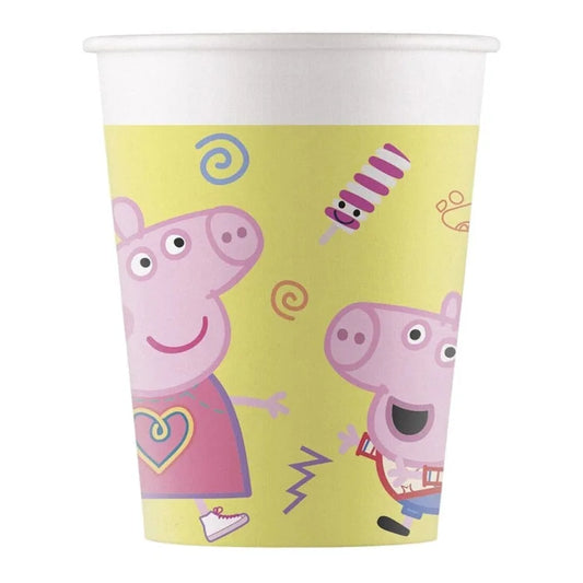 Kubeczki papierowe Świnka Peppa Pig, 200ml, 8 szt. WM