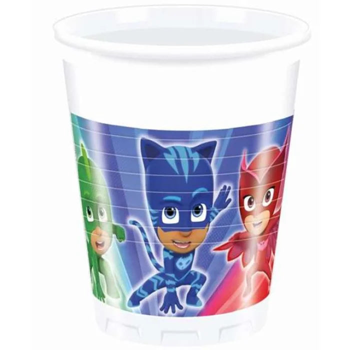 Kubeczki plastikowe "PJ Masks", PROCOS, 200 ml, 8 szt