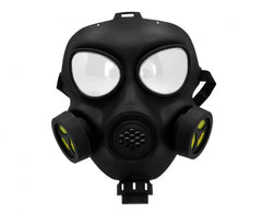 Maska gazowa plastikowa – czarna – uniwersalna - Costume Masks