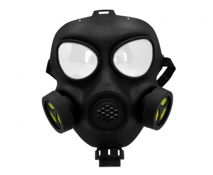 Maska gazowa plastikowa – czarna – uniwersalna - Costume Masks