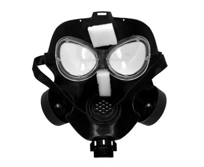 Maska gazowa plastikowa – czarna – uniwersalna - Costume Masks