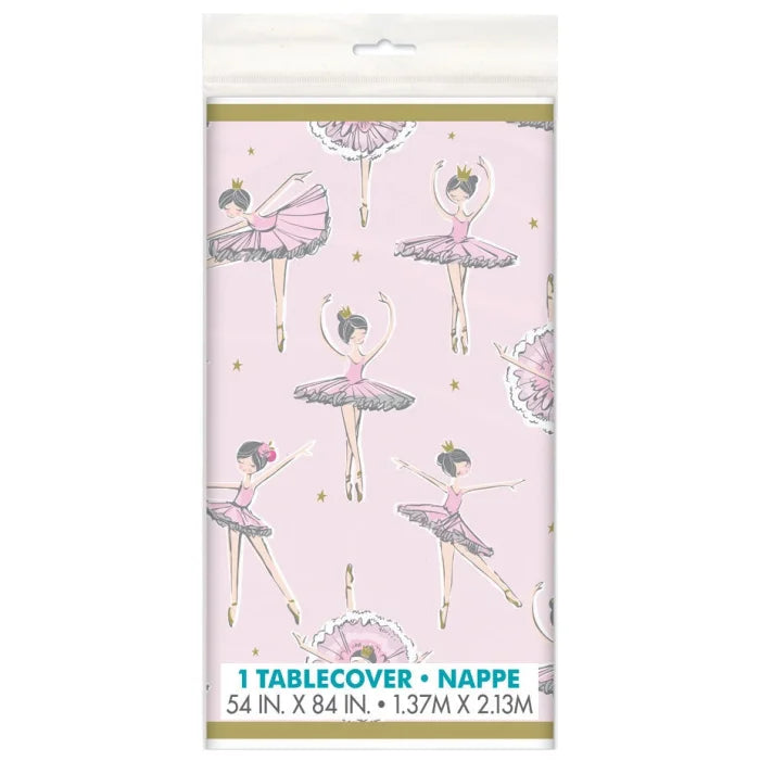 Obrus Plastikowy na Roczek Dziewczynki - Ballerina