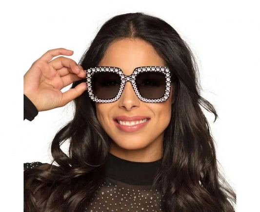 Okulary „Party Bling” – czarne
