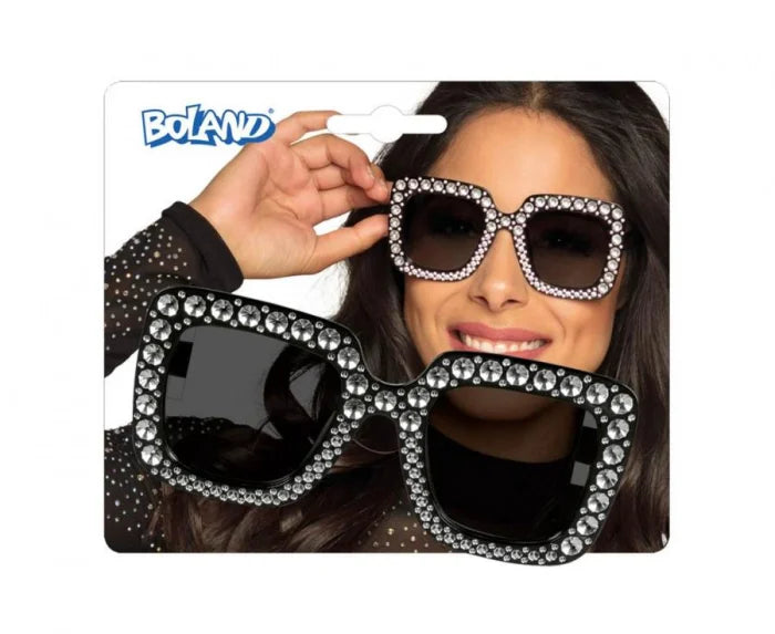 Okulary „Party Bling” – czarne