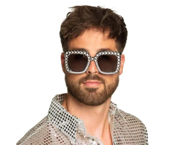 Okulary „Party Bling” – czarne