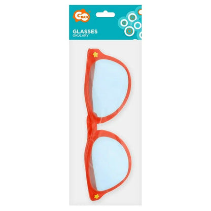 Okulary - Jumbo, czerwone
