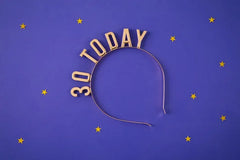 Opaska „30 Today” złota - Costume Accessories