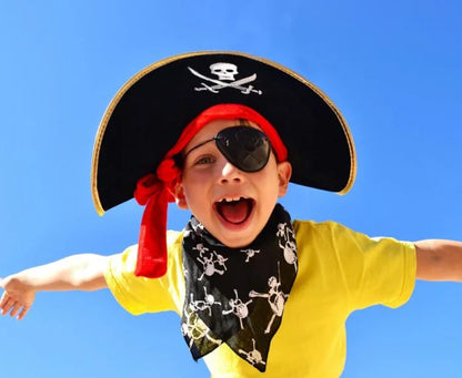 Opaska Pirata na Oko – Czarna | Dodatek do Stroju Pirackiego