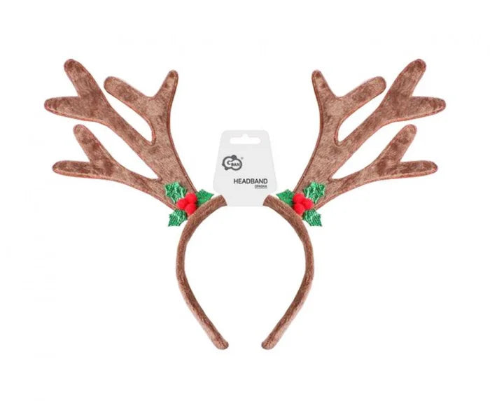 Opaska Rogi Renifera – brązowa uniwersalna Godan - Costume Headwear