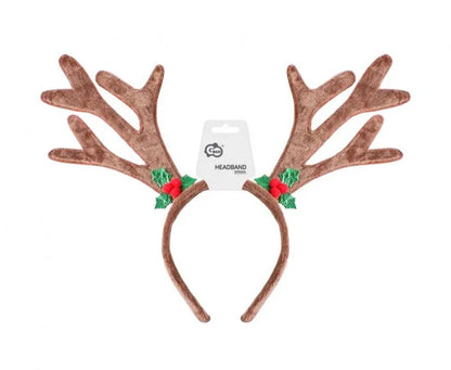 Opaska Rogi Renifera – brązowa uniwersalna Godan - Costume Headwear