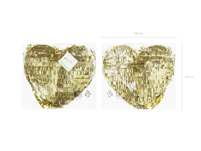 Piniata składana – Serce Love 36 × 32 × 10 cm - Piñatas