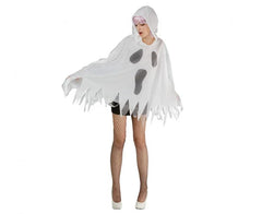 Przebranie Duch poncho – damskie rozmiar S biały Costumes