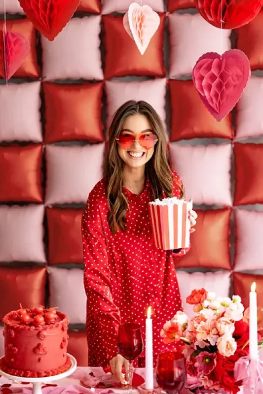 Pudełka na popcorn 11x11x15.5 cm – mix kolorów idealne na imprezy 🍿🎉