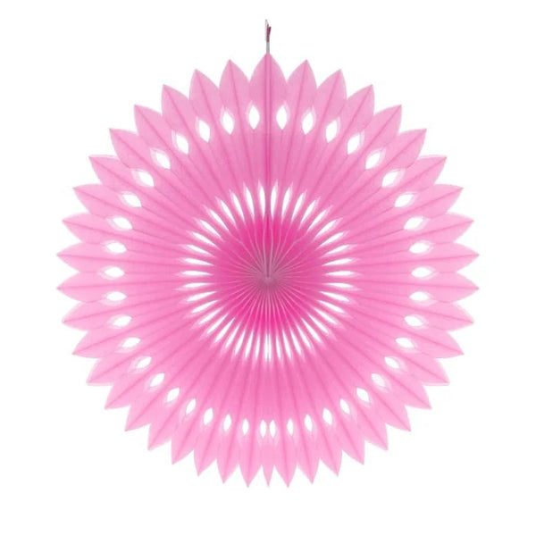 Rozeta papierowa JASNO RÓŻOWA