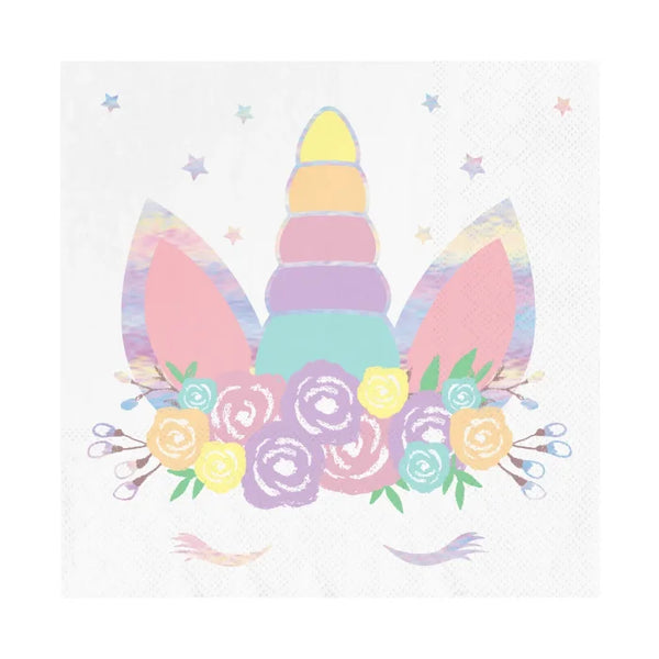Serwetki Jednorożec – 10 szt. 16 × 16 cm - Napkins