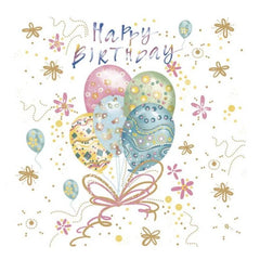 Serwetki papierowe Balloons with Gold Flowers – kwintesencja elegancji i stylu!