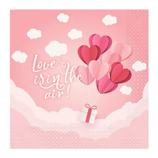 Serwetki Papierowe dla Zakochanych – Love Is In The Air, 33 x 33 cm, 20 szt.