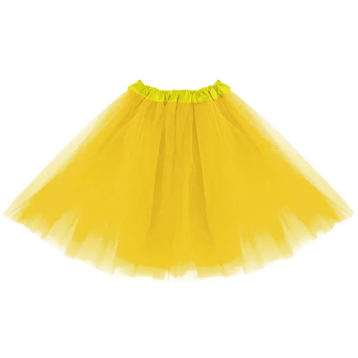 Spódniczka tiulowa 40 cm – warianty kolorystyczne - Żółta - Costume Accessories