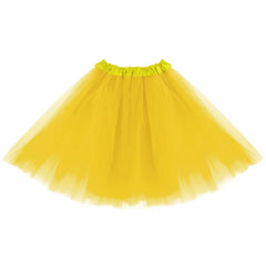 Spódniczka tiulowa 40 cm – warianty kolorystyczne - Żółta - Costume Accessories