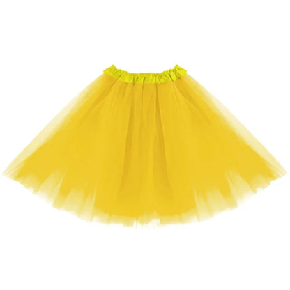 Spódniczka tiulowa 40 cm – warianty kolorystyczne - Żółta - Costume Accessories