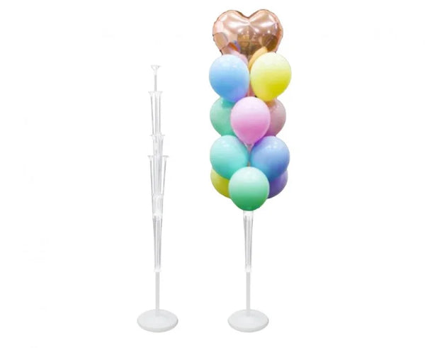 Stelaż do balonów 130 cm 13 balonów – przezroczysty stojak dekoracyjny
