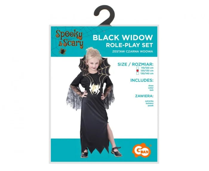 Strój Czarna Wdowa dla dzieci 110-130 (4-8 lat) - Costumes