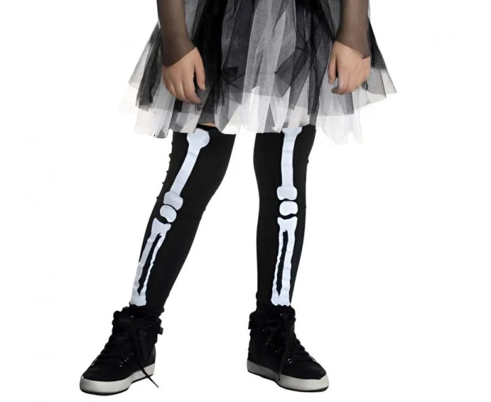 Strój dla dzieci Dziewczyna Kościotrup – sukienka na Halloween i karnawał rozm. 110/120 cm i 130/140 cm - Costumes