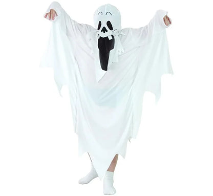 Strój duch dla dzieci 110–140 cm (4–10 lat) – kostium z kapturem - Costumes