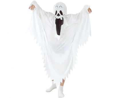 Strój duch dla dzieci 110–140 cm (4–10 lat) – kostium z kapturem - Costumes