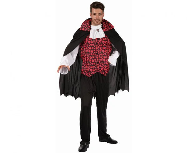 Strój elegancki wampir dla dorosłych – rozmiar 52–56 (M/L) - Costumes