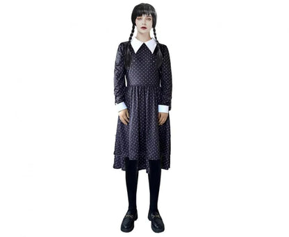Strój Gotycka Uczennica (Wednesday Addams) dla dorosłych S–M - Costumes