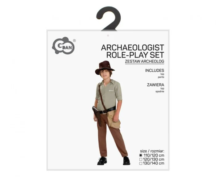 Strój Indiana Jones / Archeolog dla dzieci – rozmiar 110/120 cm Costumes