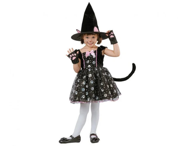 Strój kotek czarownica dla dzieci 92/104 cm (3–4 lata) - Costumes