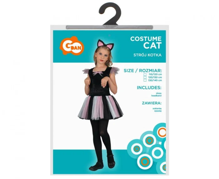 Strój Kotka dla dzieci – sukienka i opaska na bal karnawał i przedstawienia - Costumes