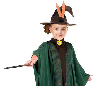 Strój Leśna Czarodziejka dla dzieci – kapelusz i tunika rozm. 110-140 cm - Costumes